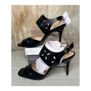 Liz Claiborne LC Mary Women's Block Heel Sandals Black Size 11 M Memory Foam